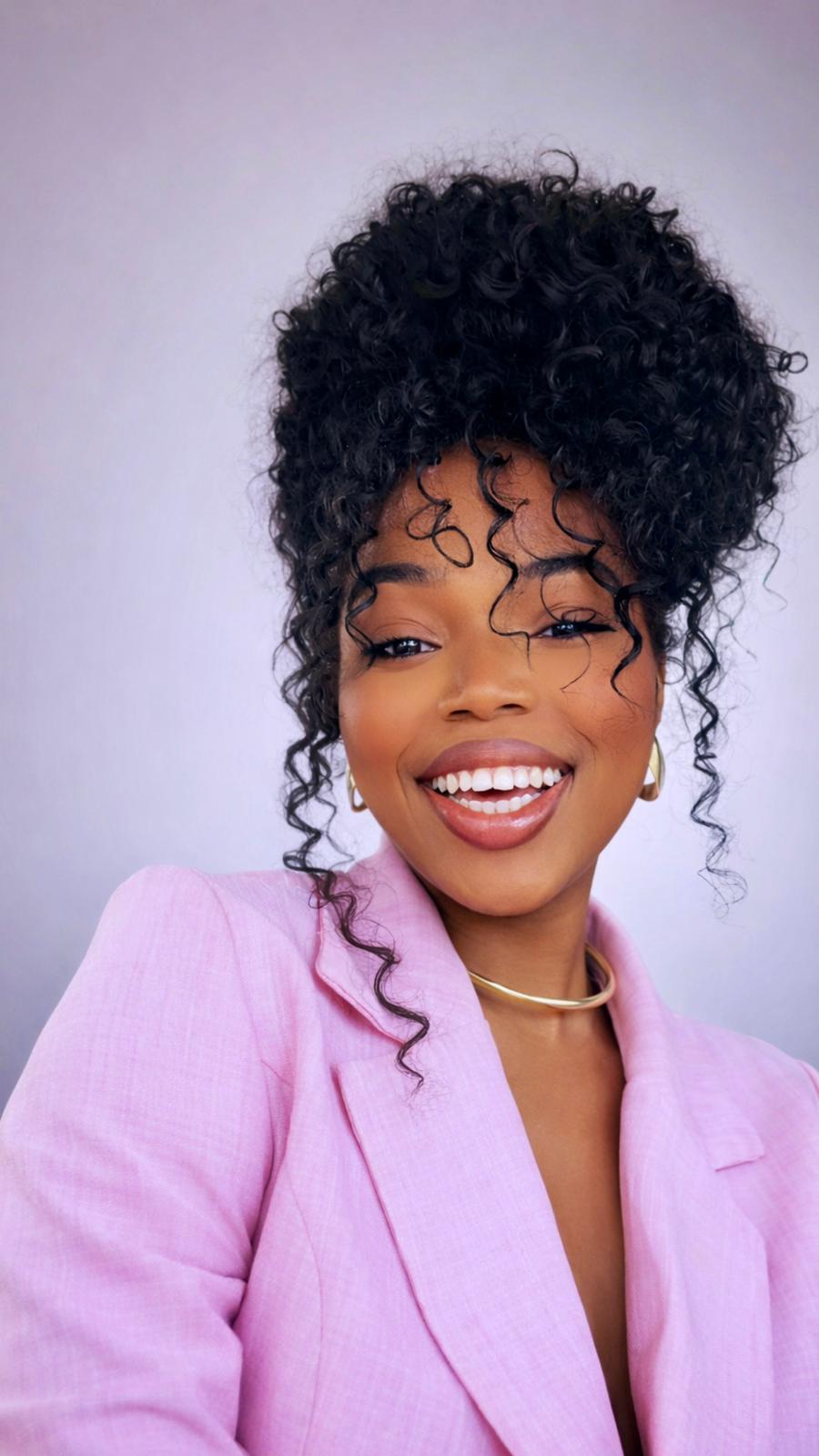 Rose Merlyne Fenelon smiling in a pink blazer